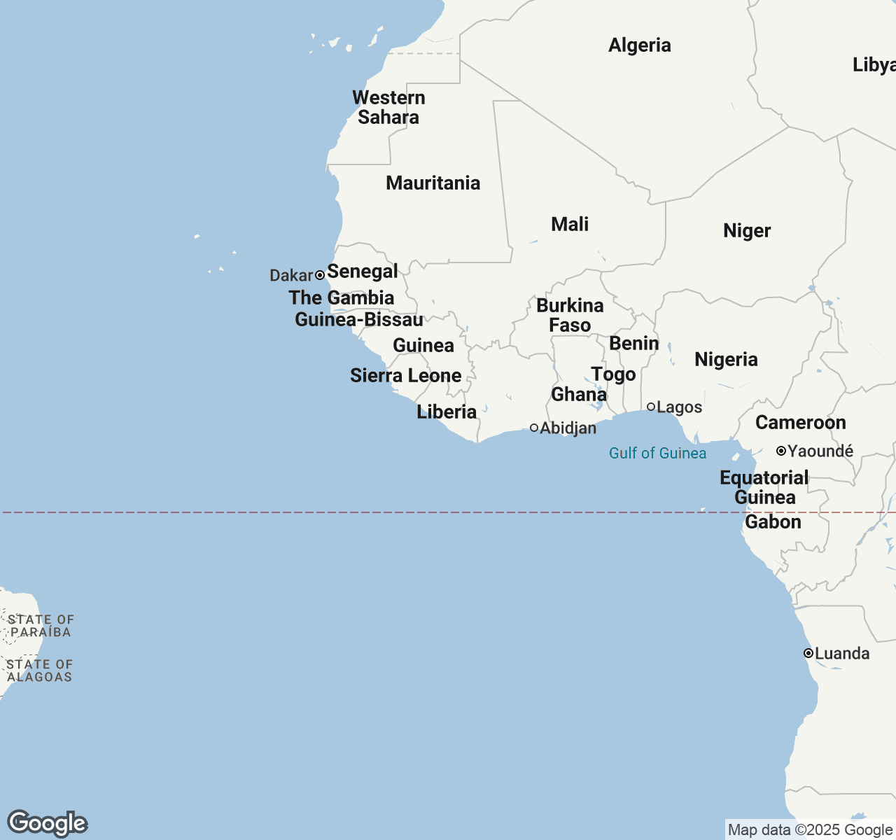 Map of Liberia